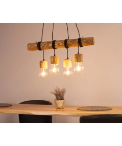 LAMPADARIO "TRABO" SOSPESO, 90X12X140 CM